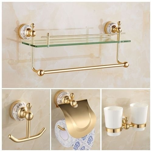 Light Gold аксессуары для ванной комнаты