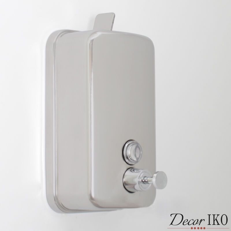 Дозатор для жидкого мыла настенный DIS-802, матовый хром
