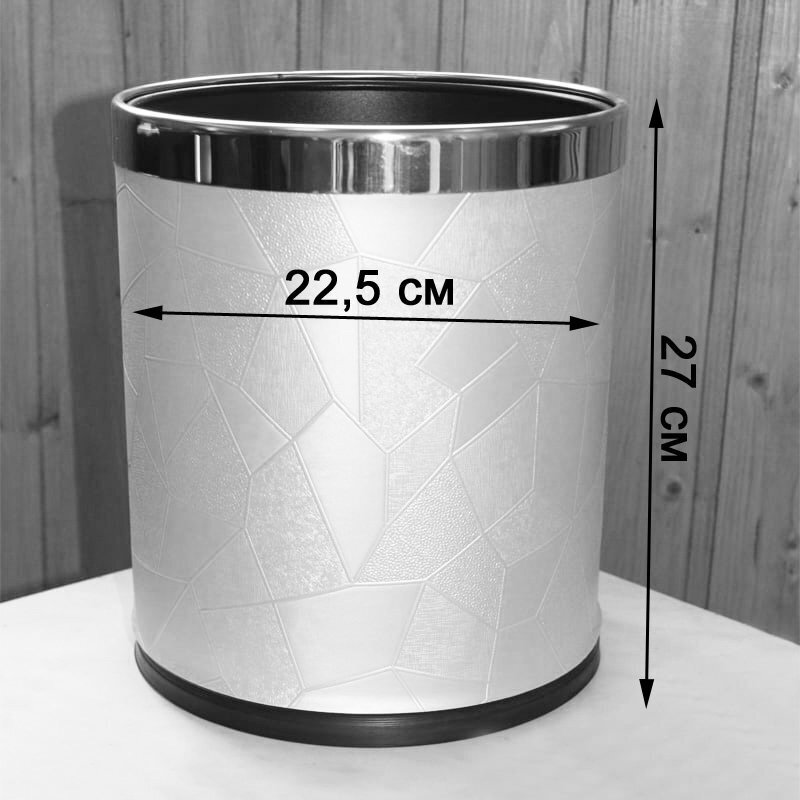 Чертеж Кожаное ведро для мусора LBS-100 - 1