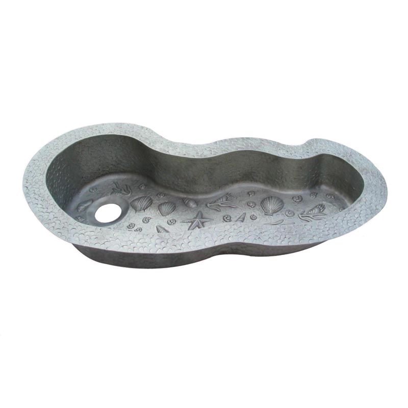  Медная мойка для бара RS-24124 Coffee Гладкая поверхность