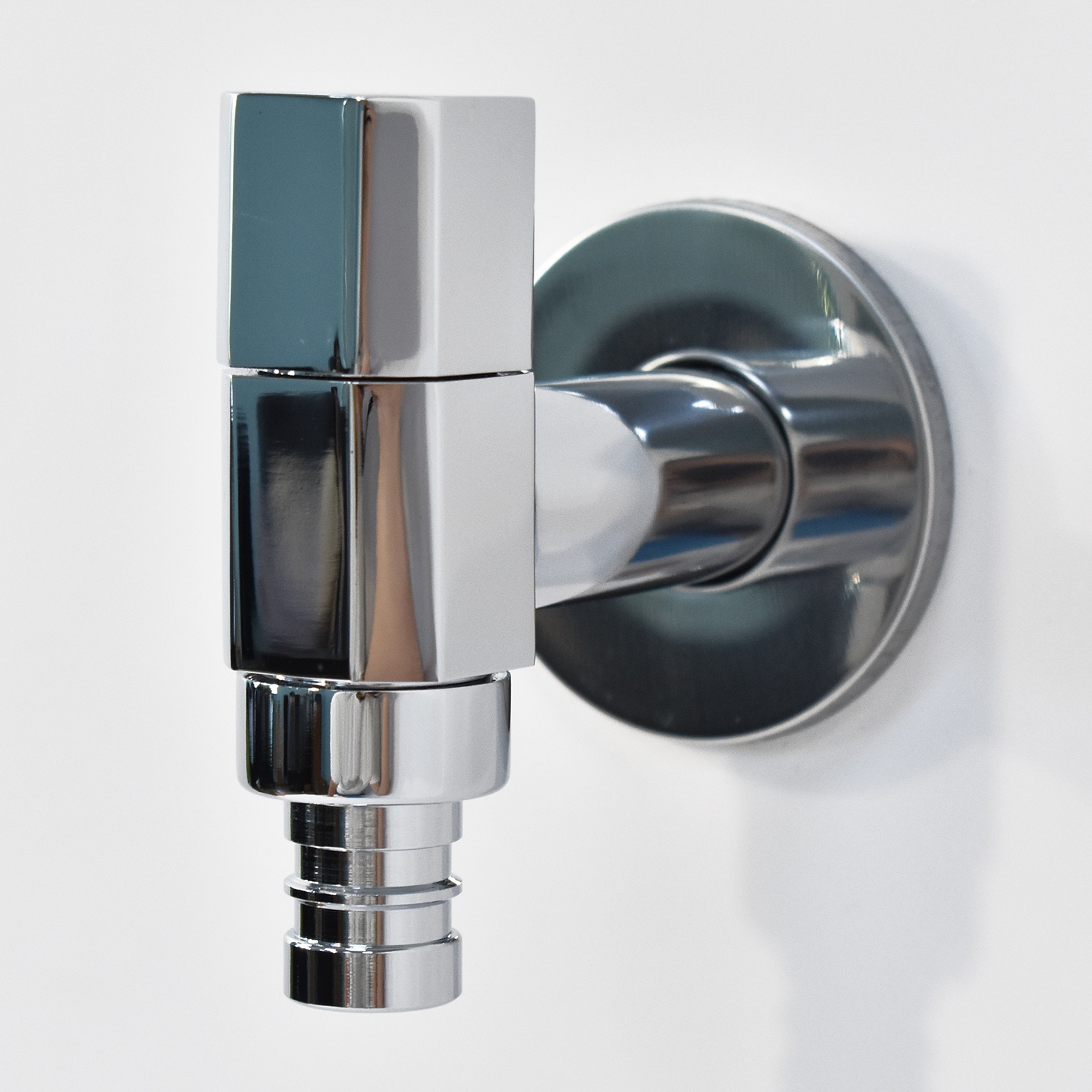 Кран водоразборный FKS-214 со штуцером 1/2 хром - фото 3