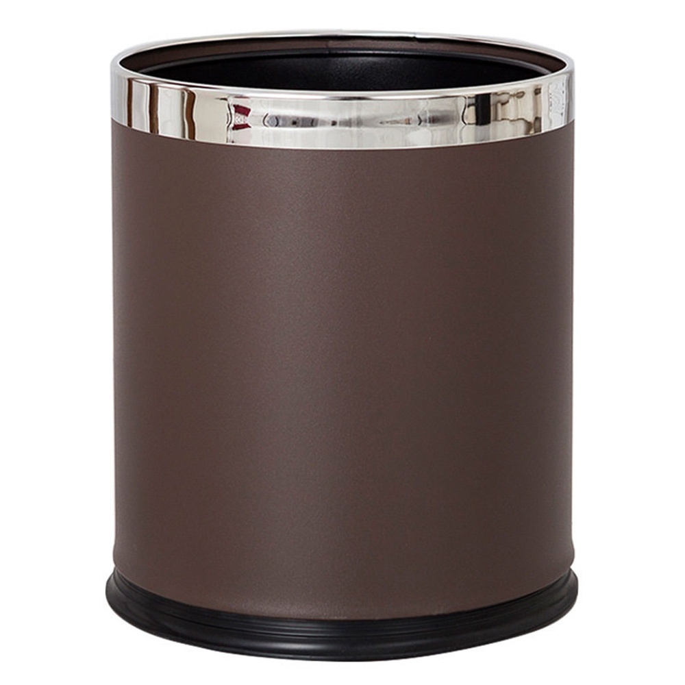Мусорное ведро D-122 коричневое, 10 литров