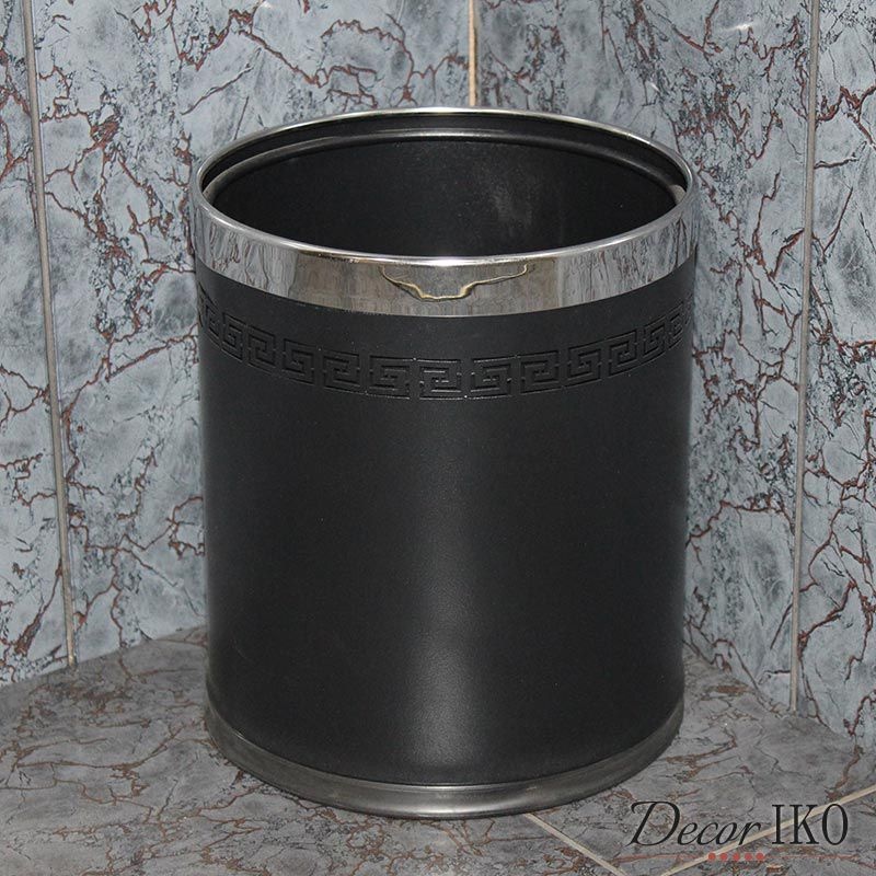 Черное ведро для мусора BBK-62,10 л