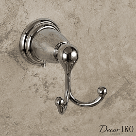 Двойной крючок для ванной комнаты CIM-05
