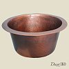 Медная мойка для кухни (круглая) Koozee CW-6 — фото 4