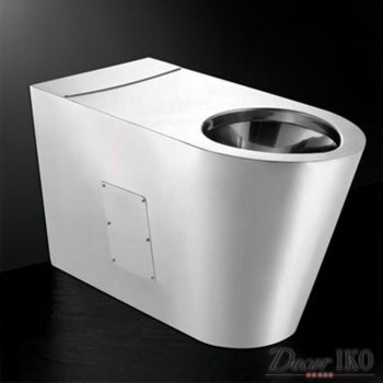 Унитаз из нержавеющей стали STT-207S-W