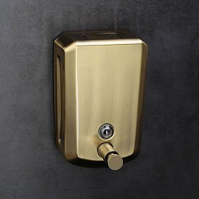 Дозатор для жидкого мыла настенный DIS-0103 бронзовый