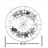 Потолочная люстра в стиле Тиффани CL-G165