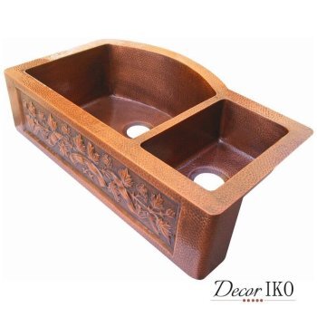 Двойная медная мойка KD-352291