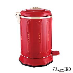 Мусорное ведро с педалью красное RBS-27