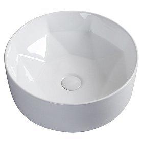 Раковина накладная NR-39, белая 40 см