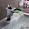 Смеситель для раковины с LED подсветкой LF-37