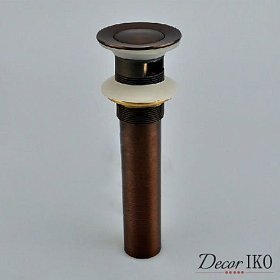 Донный клапан для раковины OS-Z702Z медный, с переливом