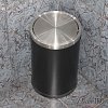 Черное ведро для мусора с крышкой BBK-58, 10 л — фото 2