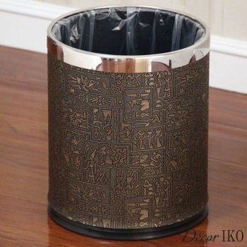 Кожаное ведро для мусора LBS-24, 10 л