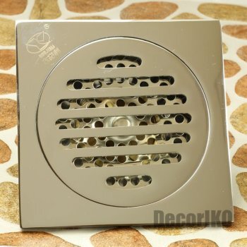 Трап для душа TS-11, хром, с сухим затвором