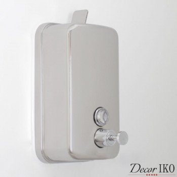 Дозатор для жидкого мыла настенный DIS-800, матовый хром