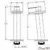 Смеситель для раковины с LED подсветкой LF-10h — фото 3