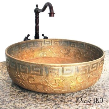Раковина из бронзы BS-011-GB