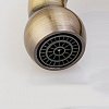 Смеситель для раковины FA-196 двухрычажный, бронзовый — фото 4
