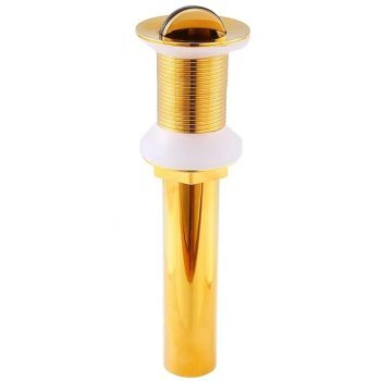 Донный клапан для раковины OS-DJ11 золотой, без перелива