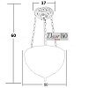 Потолочная люстра в стиле Тиффани CL-F205 — фото 4