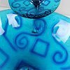 Стеклянная раковина (круглая с узором) RGS-155
