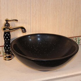 Раковина из гранита SS-189, черная