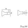 Крючок для ванной комнаты DN-1