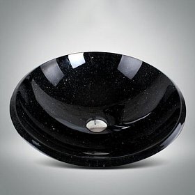 Круглая раковина из стекла RGS-071