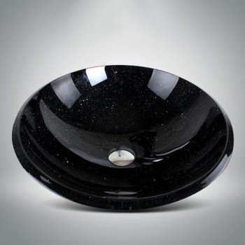 Круглая раковина из стекла RGS-071