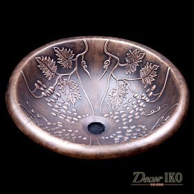 Раковина из бронзы BS-018-R-AG