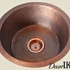 Медная мойка для кухни (круглая) Koozee  CW-33 — фото 5