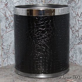 Кожаное мусорное ведро LBS-27, 10 л
