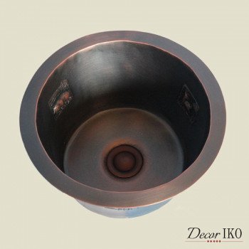 Медная мойка для кухни (круглая) Koozee  CW-27