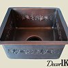 Медная мойка для кухни (квадратная) Koozee  CW-28 — фото 5