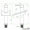 Смеситель для раковины с LED подсветкой LF-69 — фото 4