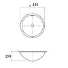 Раковина встраиваемая SC-3222 из меди — фото 5