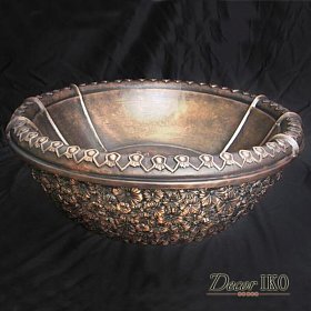 Раковина из бронзы BS-020-AG