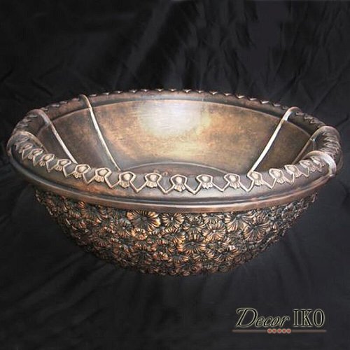 Раковина из бронзы BS-020-AG
