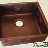 Медная мойка для кухни (квадратная) Koozee  CW-12 — фото 5