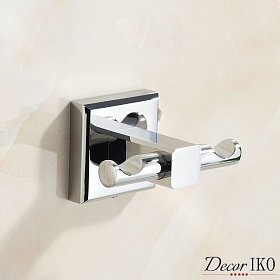 Двойной крючок для ванной комнаты CUN-02