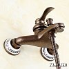 Смеситель для ванны с душем FSH-09 бронзовый — фото 2