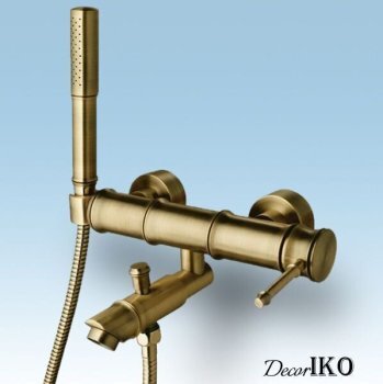 Смеситель для ванны с душем FSH-127 бронзовый