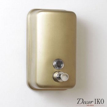 Дозатор для жидкого мыла DIS-800A матовое золото