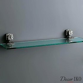 Стеклянная полка для ванной комнаты CRO-06