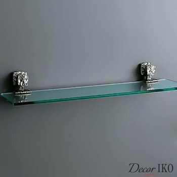 Стеклянная полка для ванной комнаты CRO-06