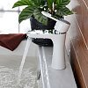 Смеситель для раковины WF-05 однорычажный, белый