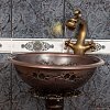 Раковина встраиваемая SC-86 из меди — фото 3