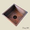 Медная мойка для кухни (квадратная) Koozee  CW-29 — фото 4